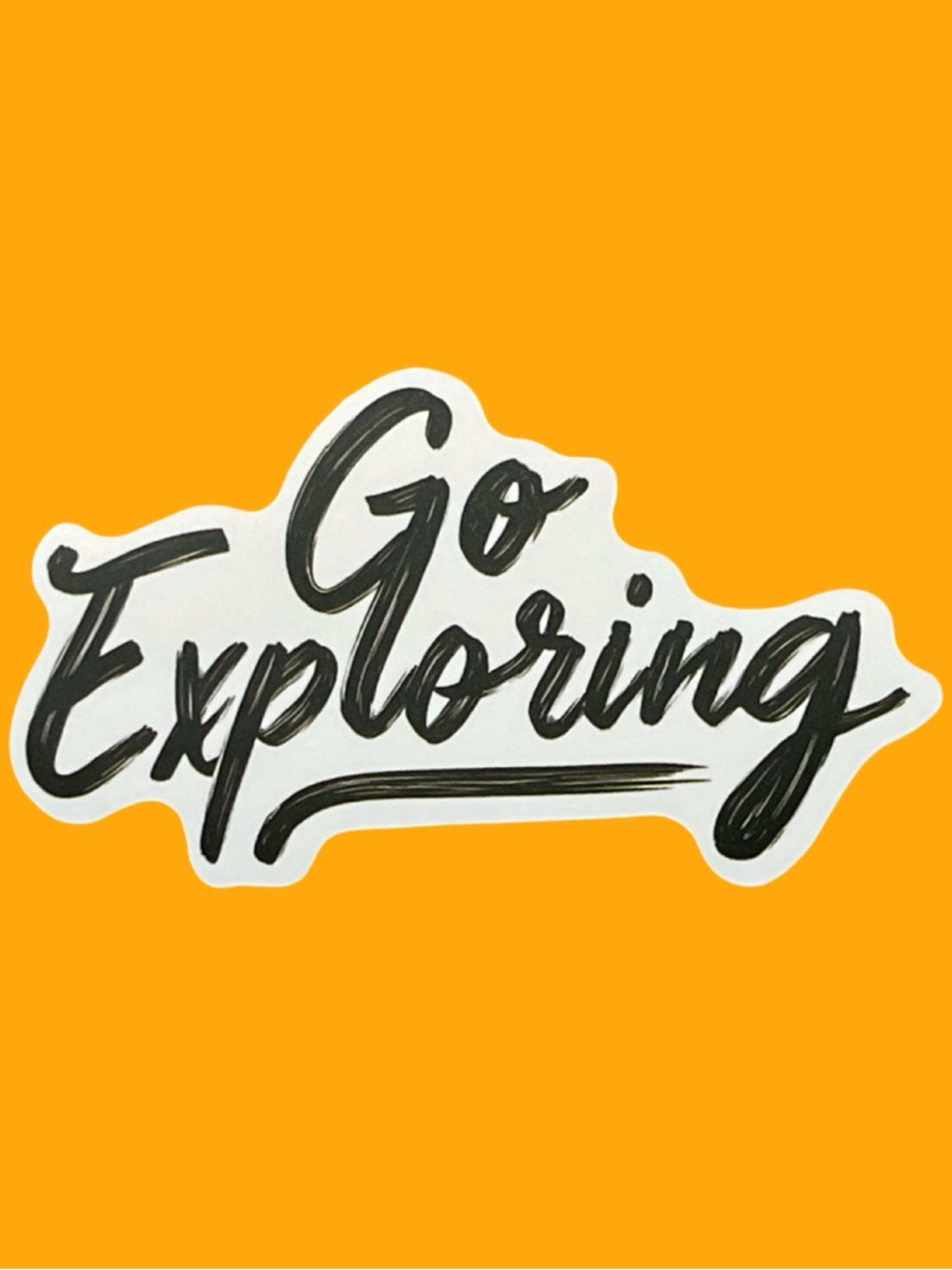 Go Exploring Sticker